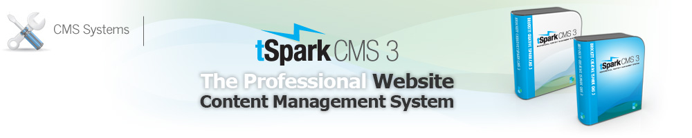 tSpark CMS, the Professional Website Content Management System