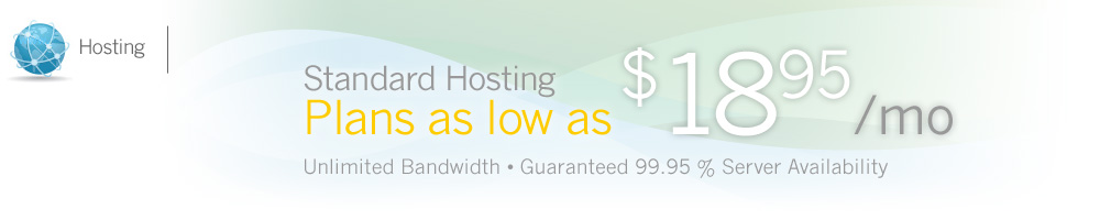 tSpark Standard Hosting - $18.95/mo.