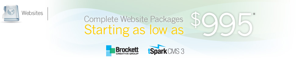 Websites - Complete Packages Starting as low as $995